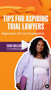 tips for aspiring lawyers - importance of cross examination